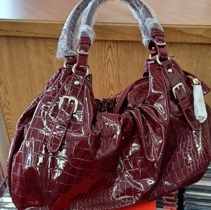 Burgundy bag